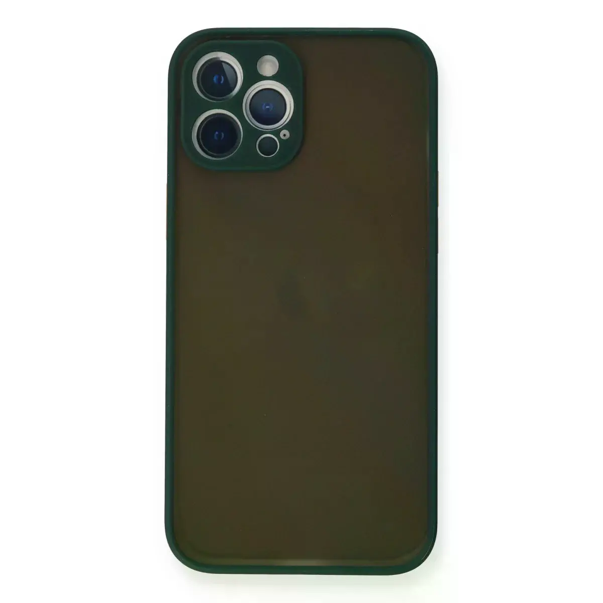İphone 12 Pro Max Kılıf Montreal Silikon Kapak - Yeşil