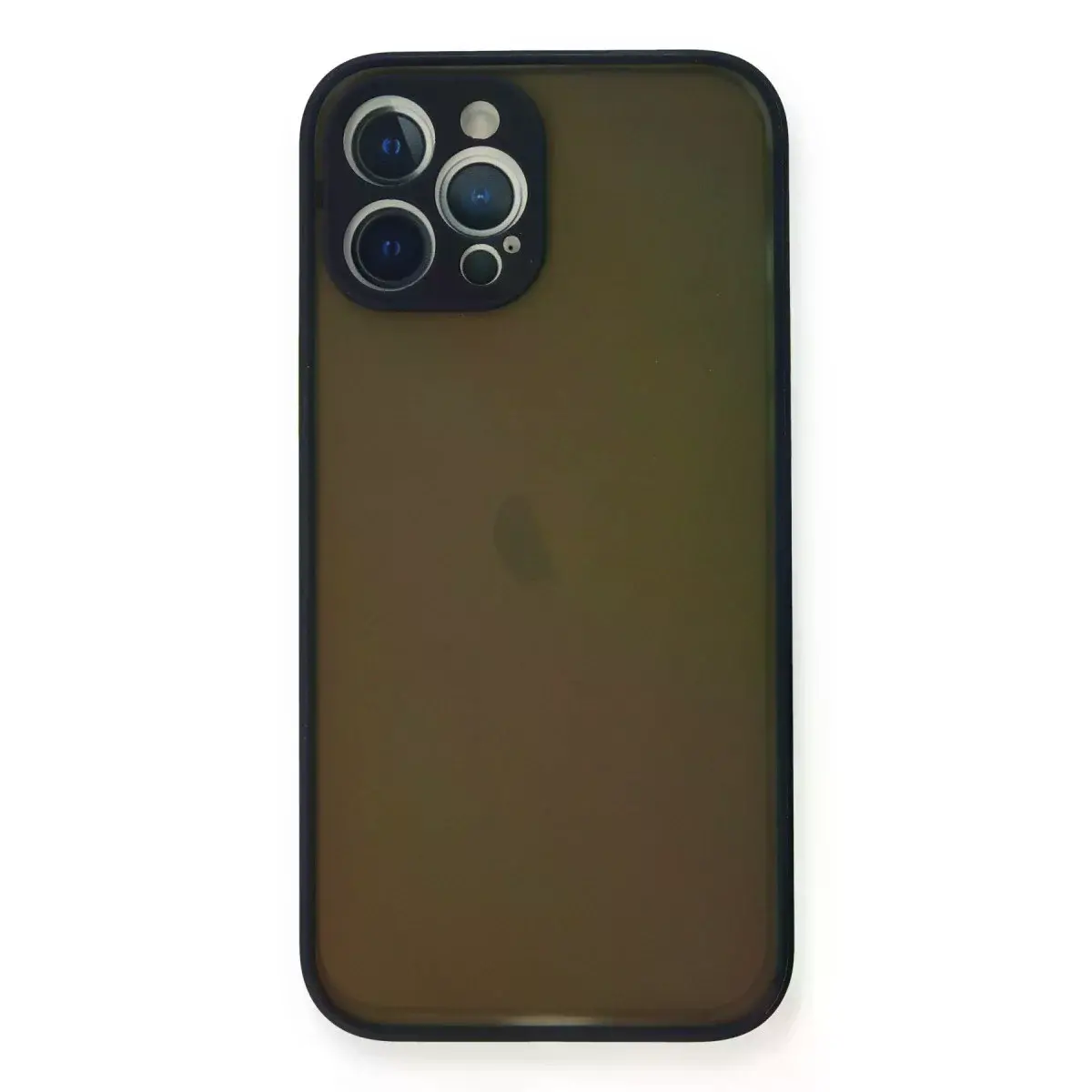 İphone 12 Pro Max Kılıf Montreal Silikon Kapak - Lacivert