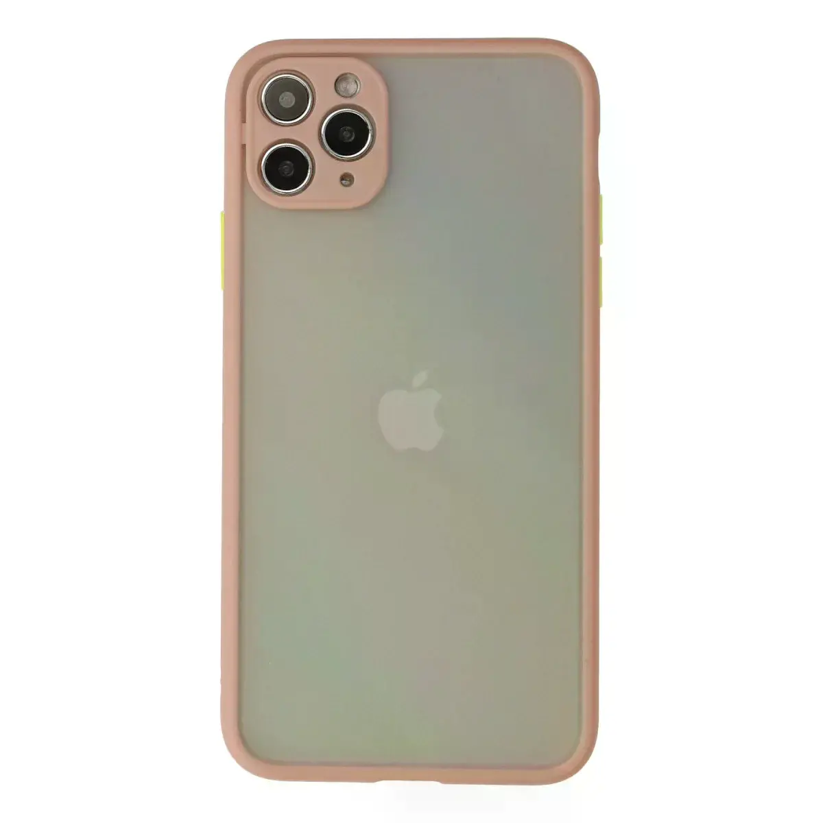 İphone 12 Pro Max Kılıf Montreal Silikon Kapak - Pembe
