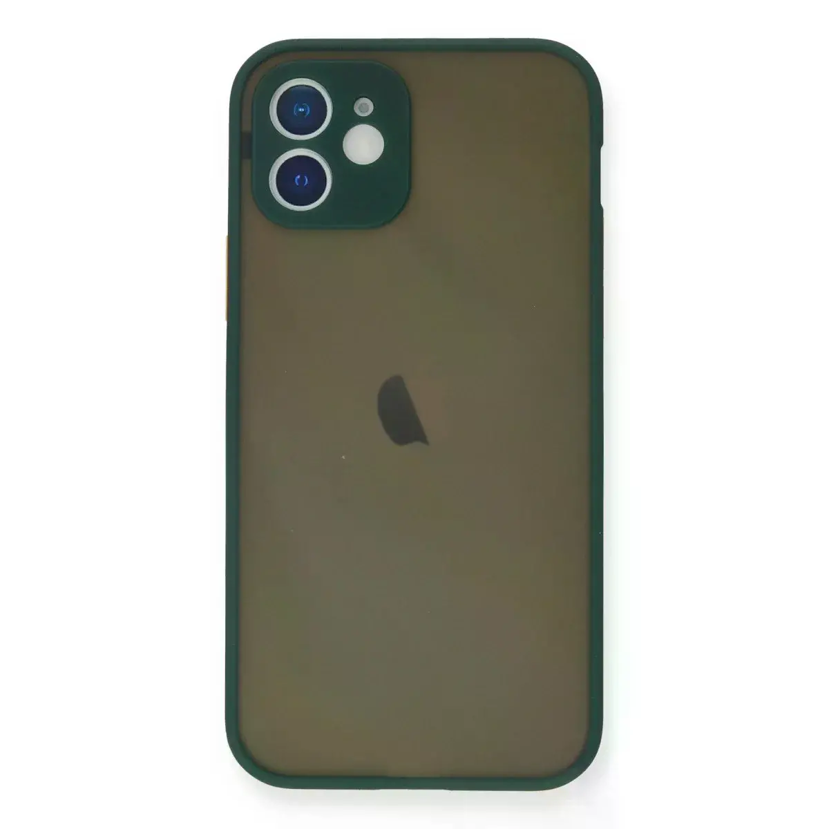 İphone 12 Mini Kılıf Montreal Silikon Kapak - Yeşil