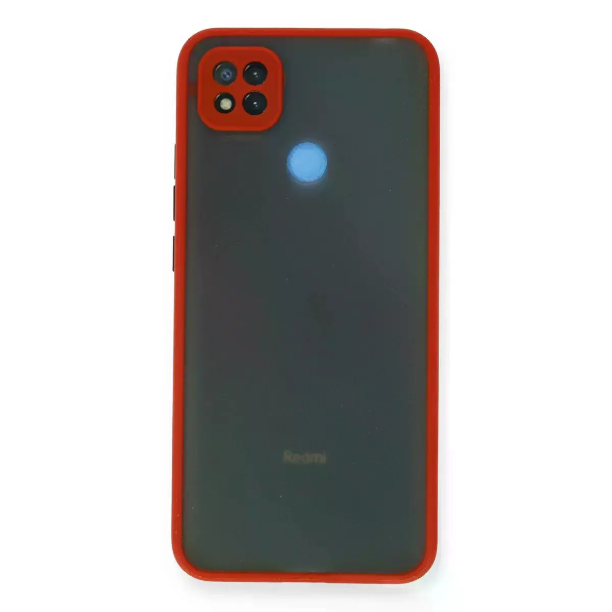 Xiaomi Redmi 9c Kılıf Montreal Silikon Kapak - Kırmızı