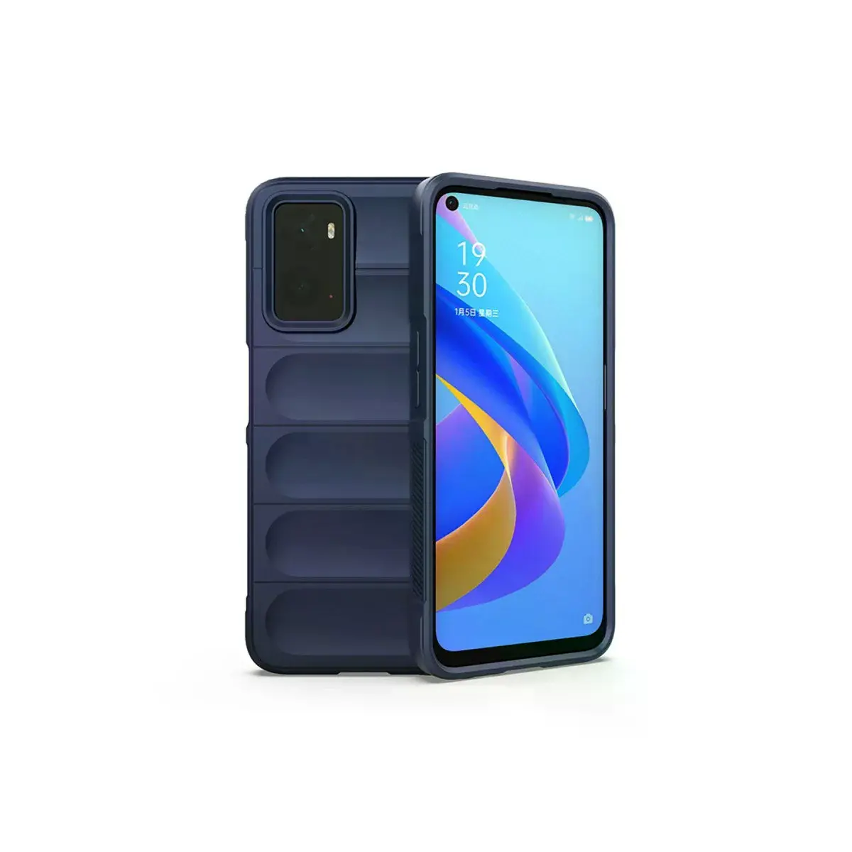 Realme 9i 4g Kılıf Optimum Silikon - Lacivert