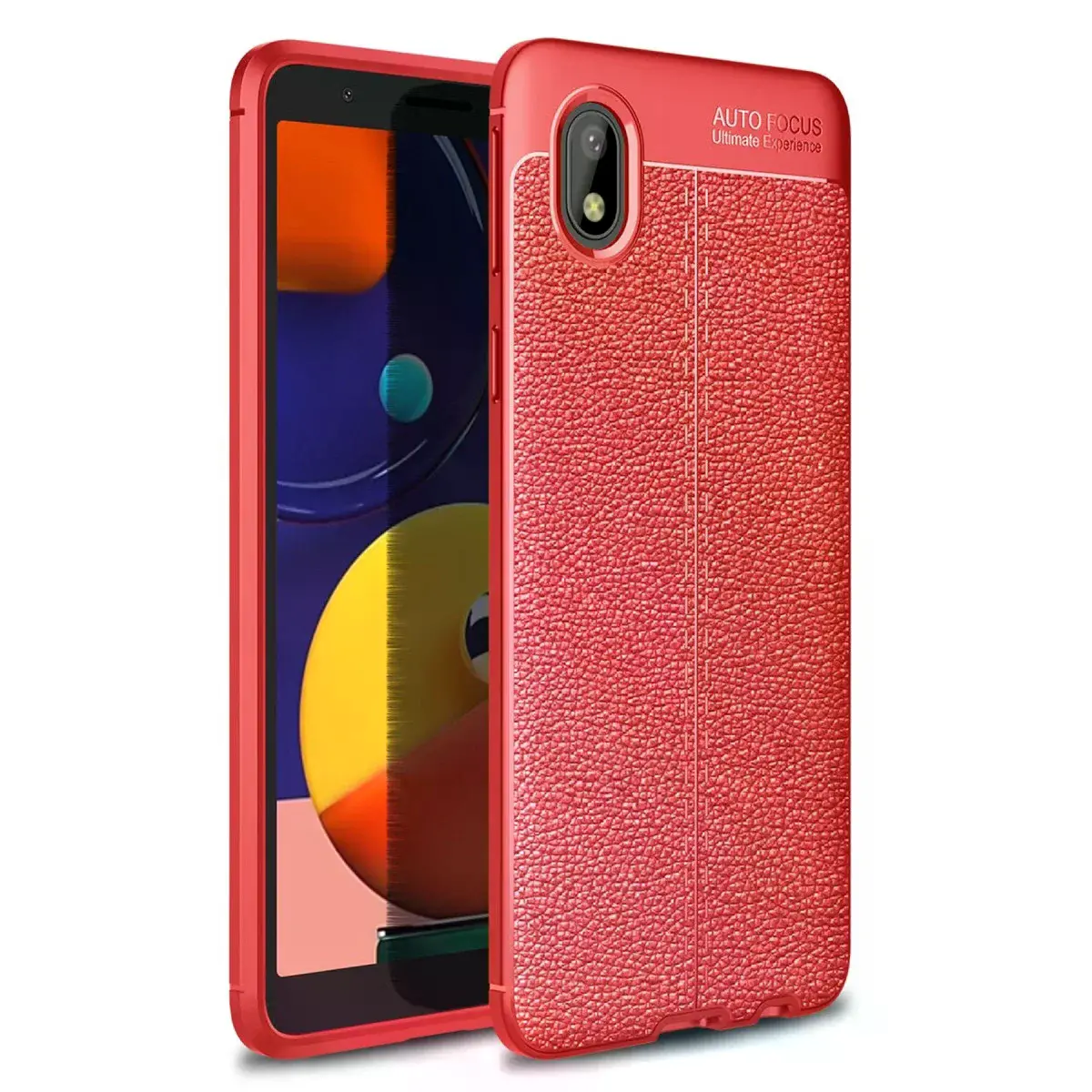 Samsung Galaxy A01 Core Kılıf Auto Focus Kapak - Kırmızı