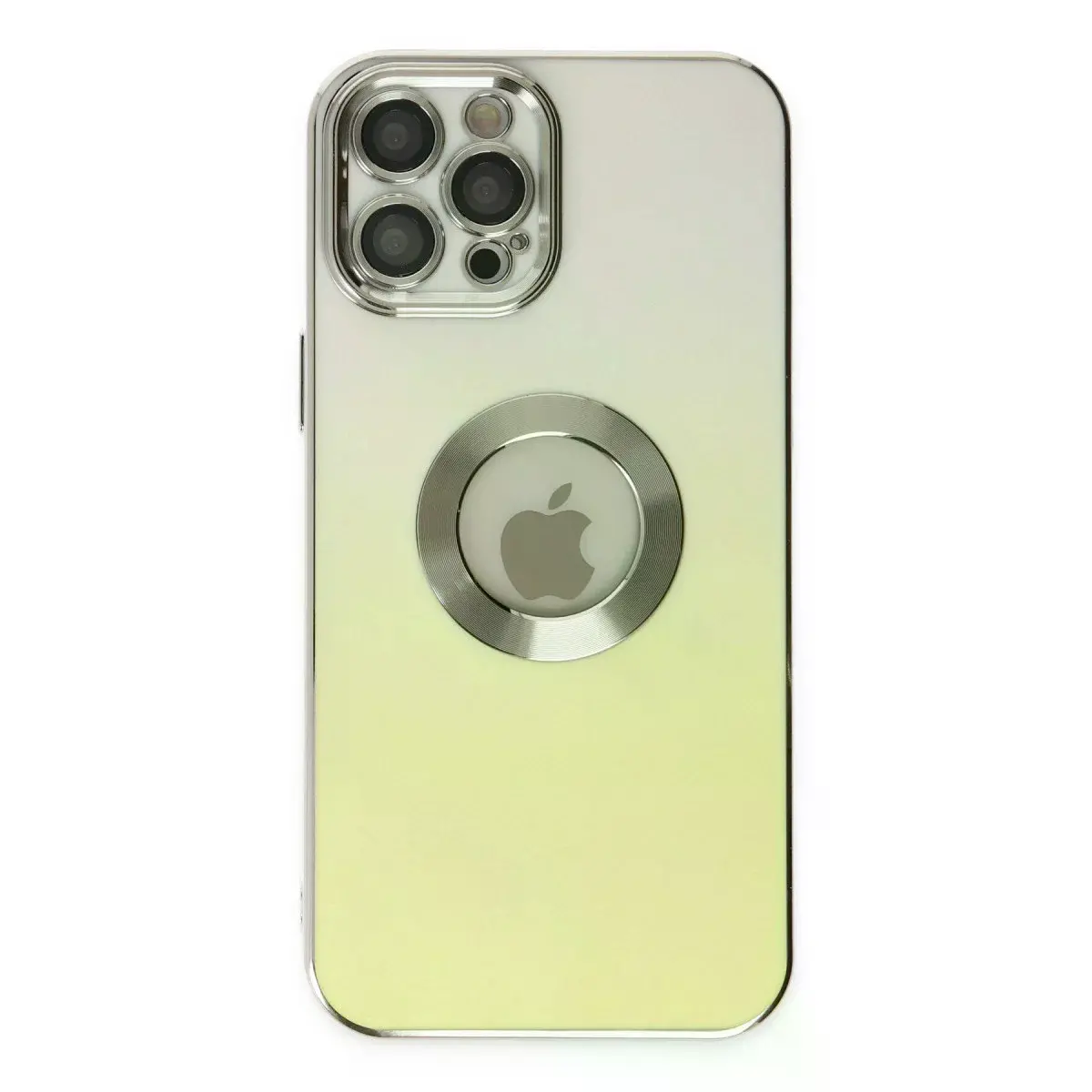 İphone 12 Pro Kılıf Best Silikon - Sarı