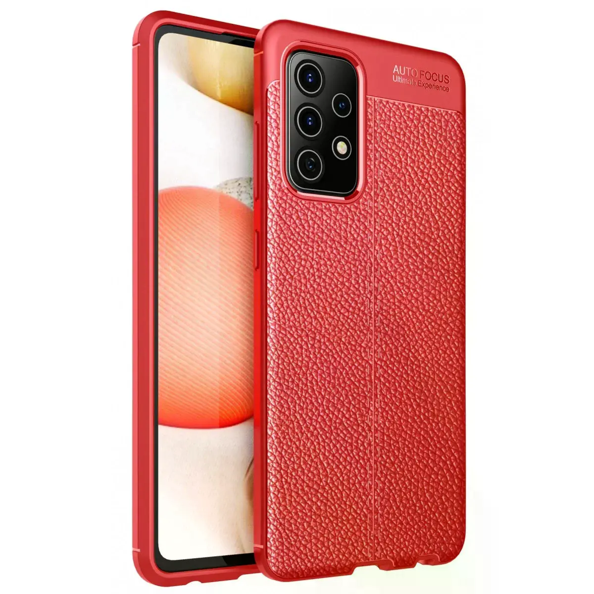 Samsung Galaxy A72 Kılıf Auto Focus Kapak - Kırmızı