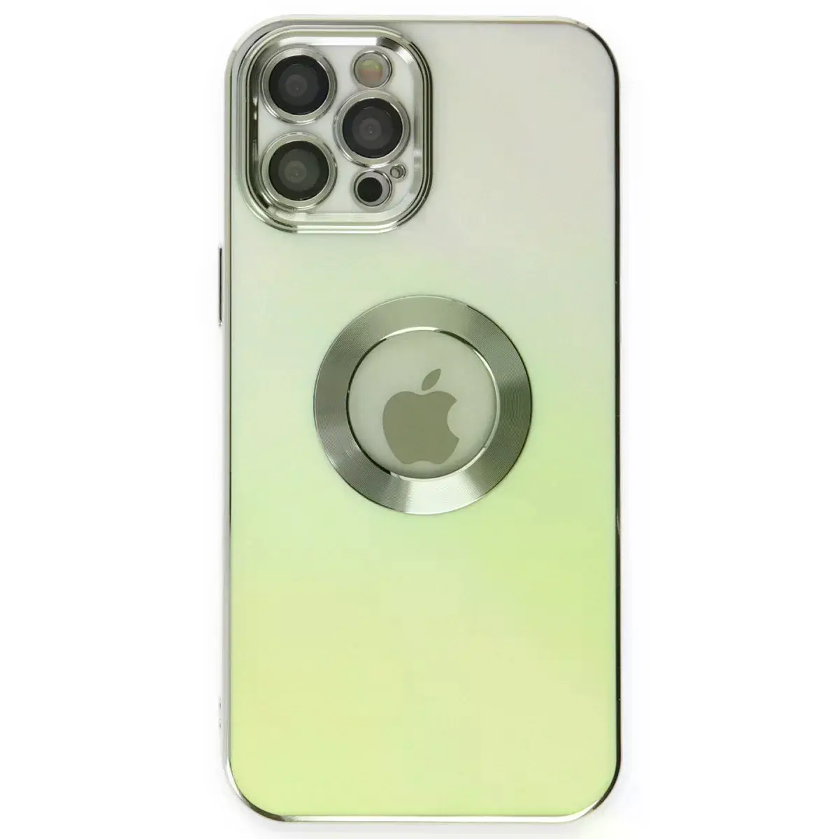 İphone 12 Pro Kılıf Best Silikon - Yeşil