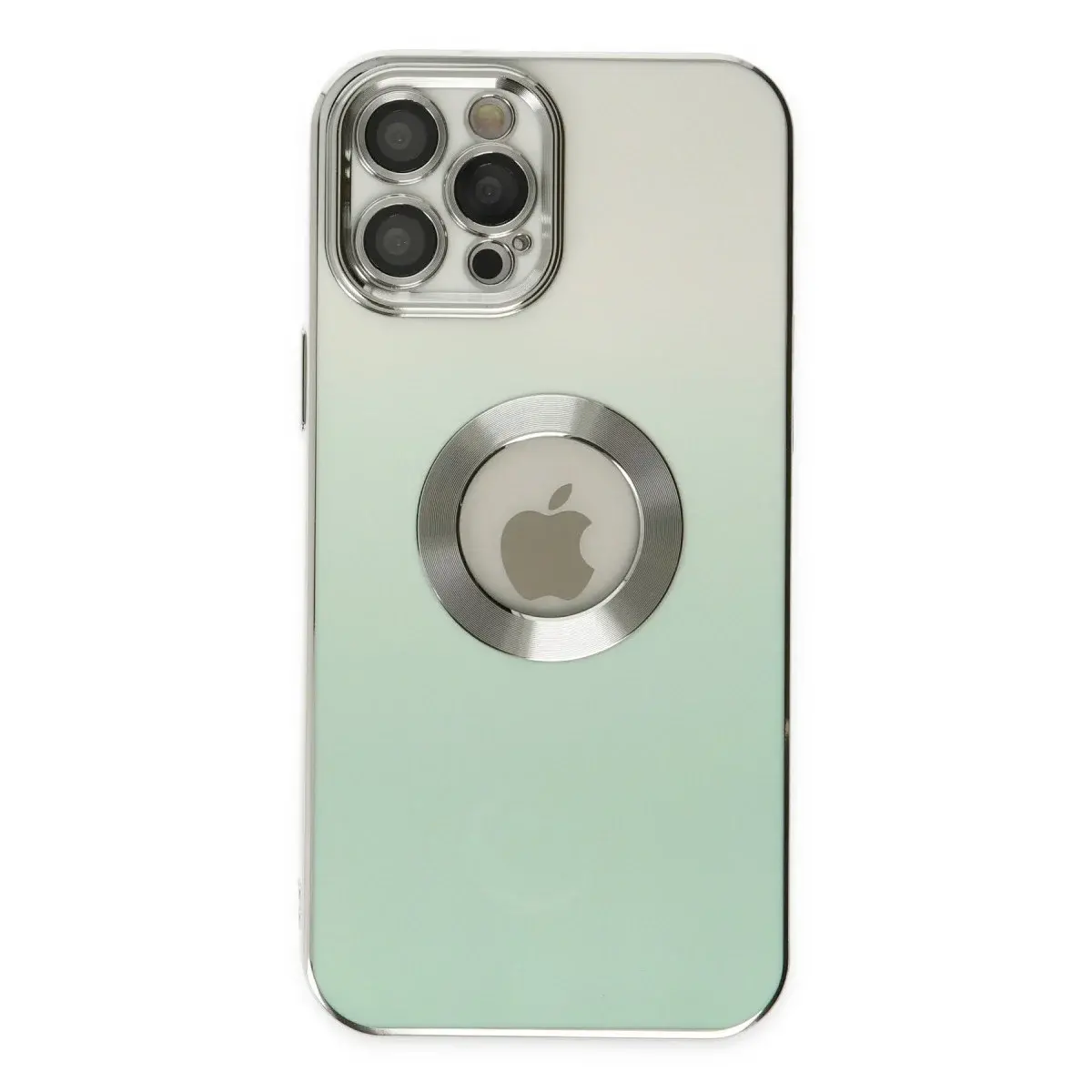 İphone 12 Pro Max Kılıf Best Silikon - Turkuaz