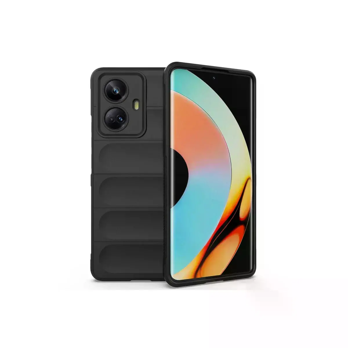 Realme 10 Pro 5g Kılıf Optimum Silikon - Siyah