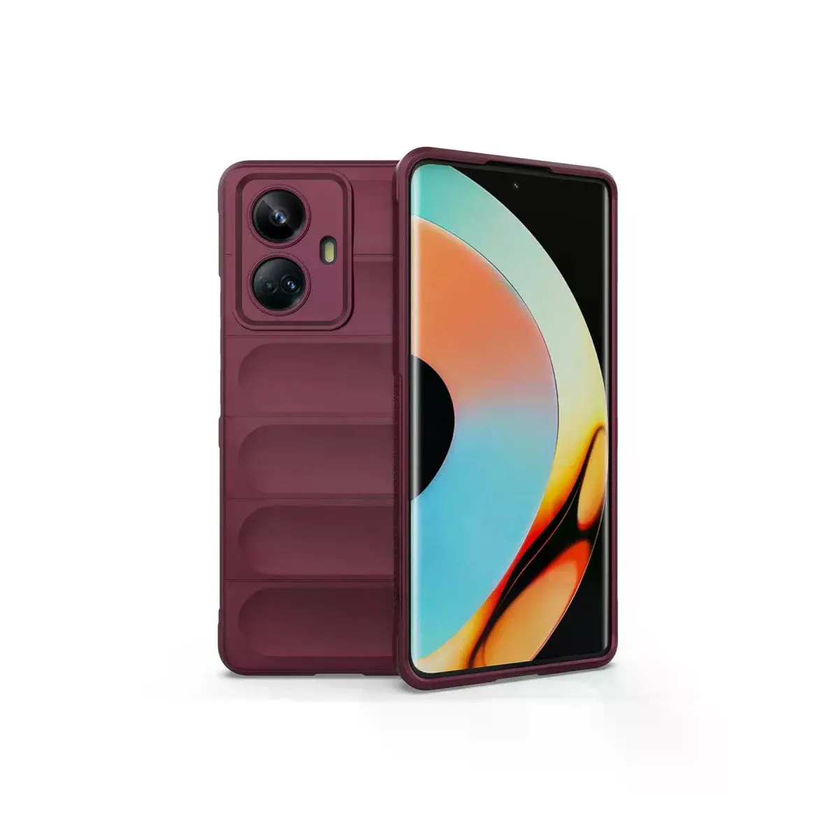Realme 10 Pro 5g Kılıf Optimum Silikon - Bordo