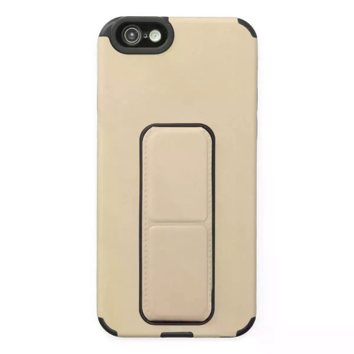 İphone 6 Kılıf Mega Standlı Silikon - Gold