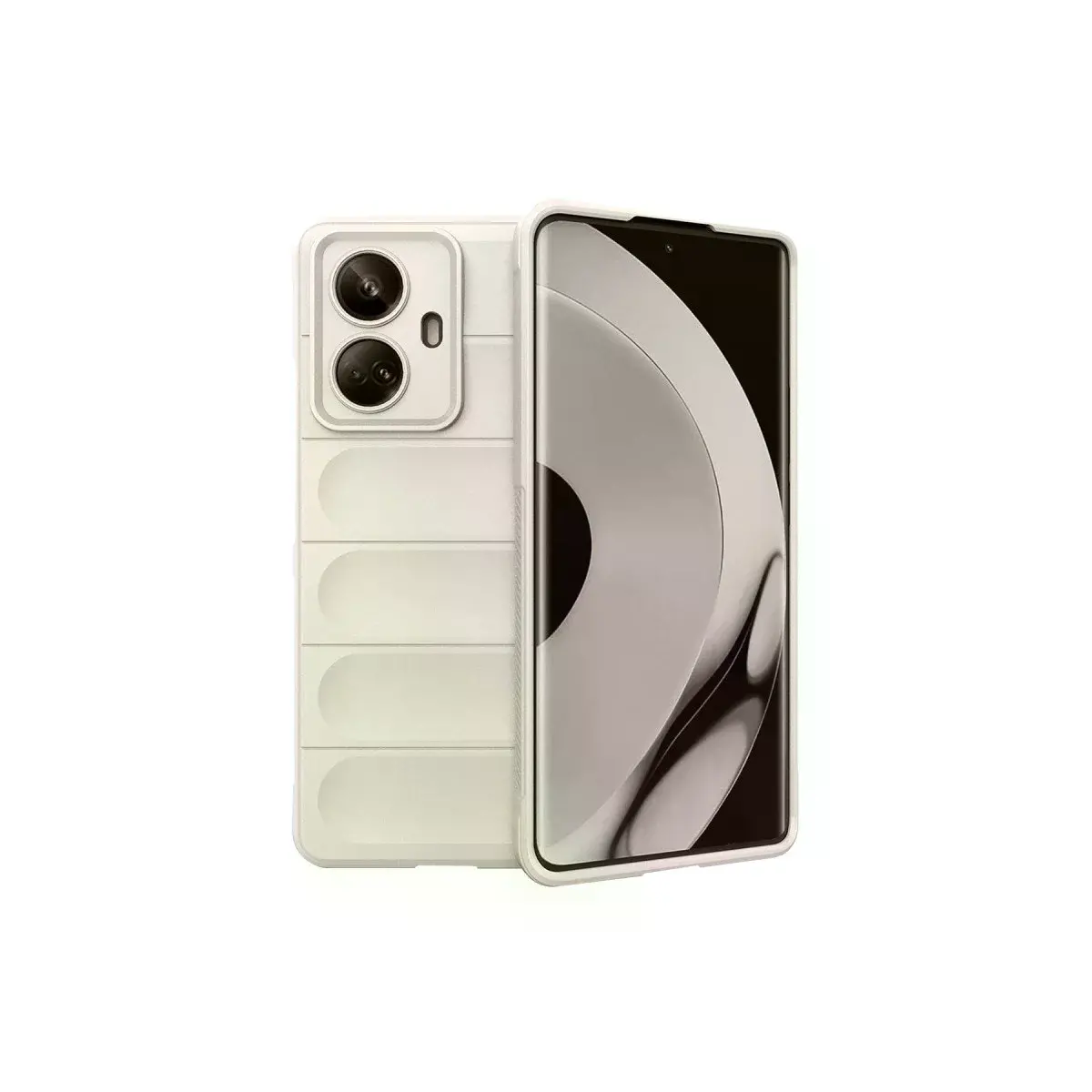 Realme 10 Pro 5g Kılıf Optimum Silikon - Krem