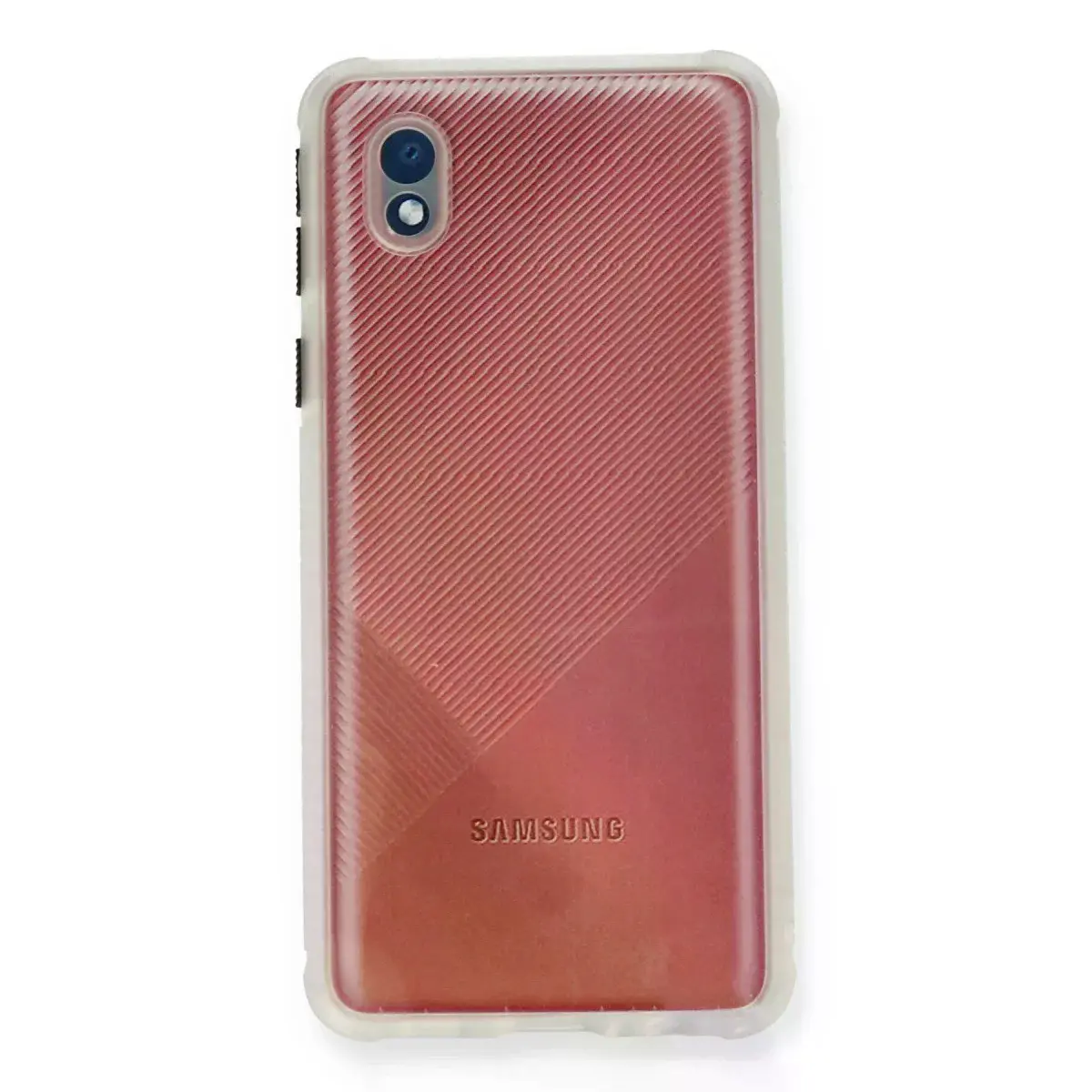 Samsung Galaxy A01 Core Kılıf Miami Şeffaf Silikon - Şeffaf