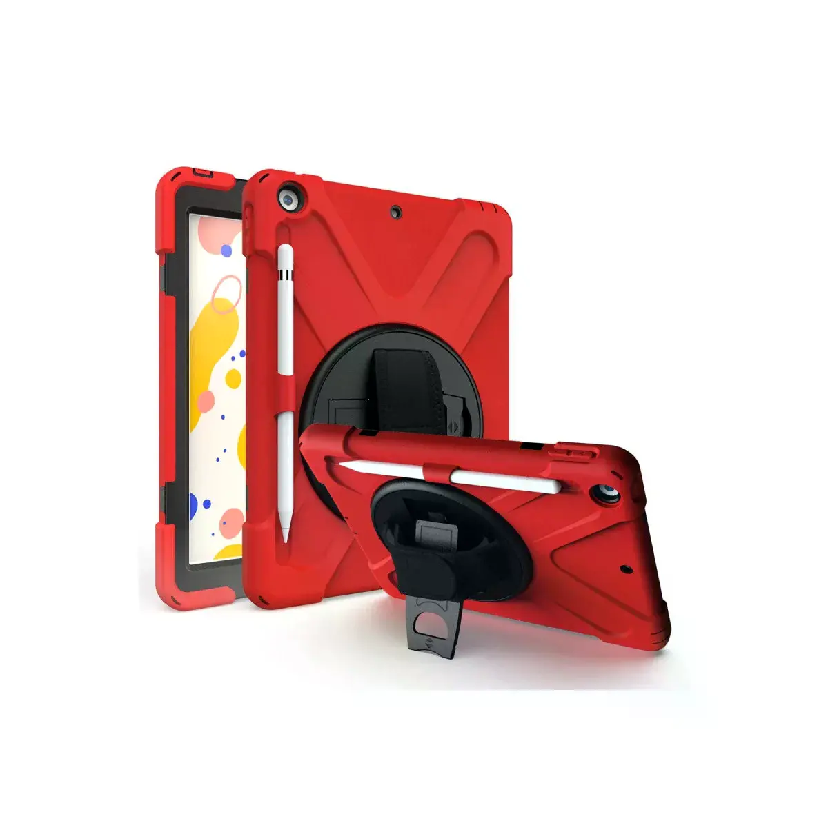 İpad Air 3 10.5 Kılıf Amazing Tablet Kapak - Kırmızı