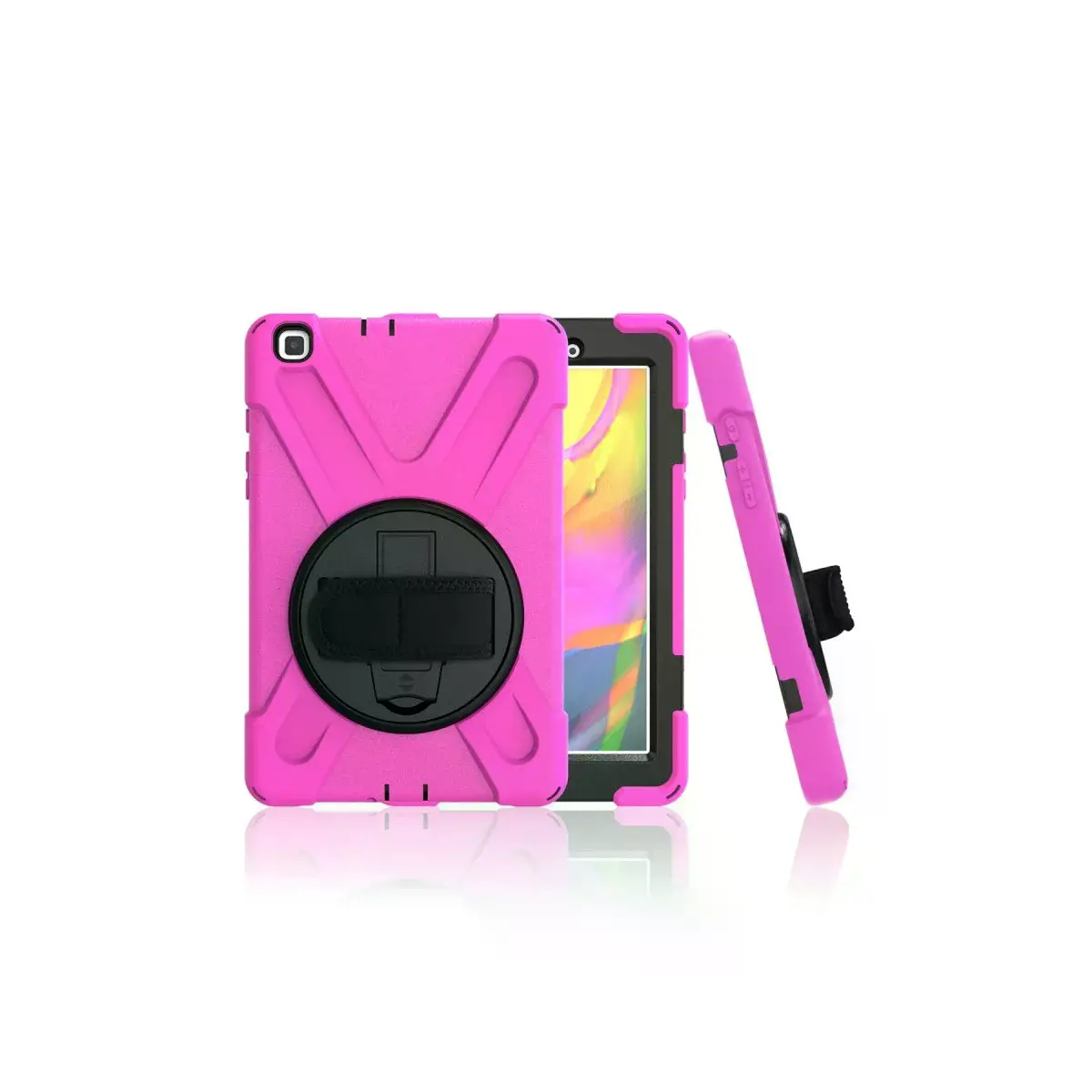 Samsung Galaxy T290 Tab A 8 Kılıf Amazing Tablet Kapak - Pembe