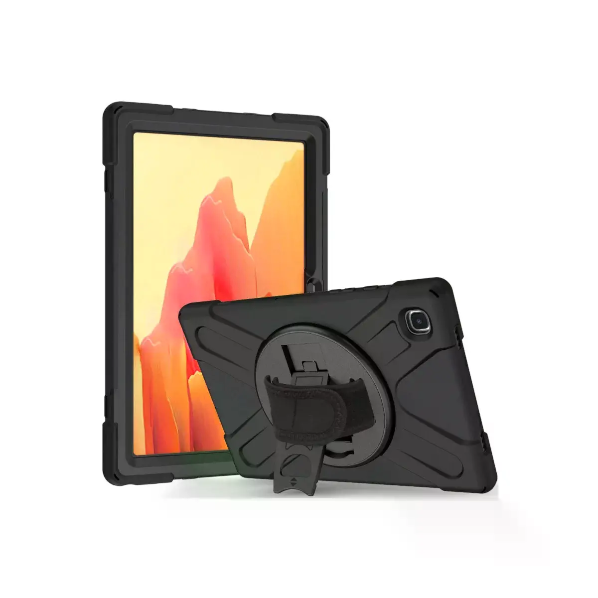 Samsung Galaxy T500 Tab A7 10.4 Kılıf Amazing Tablet Kapak - Siyah