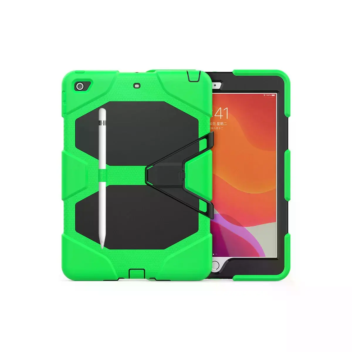 İpad 10.2 (7.nesil) Kılıf Griffin Tablet Kapak - Yeşil