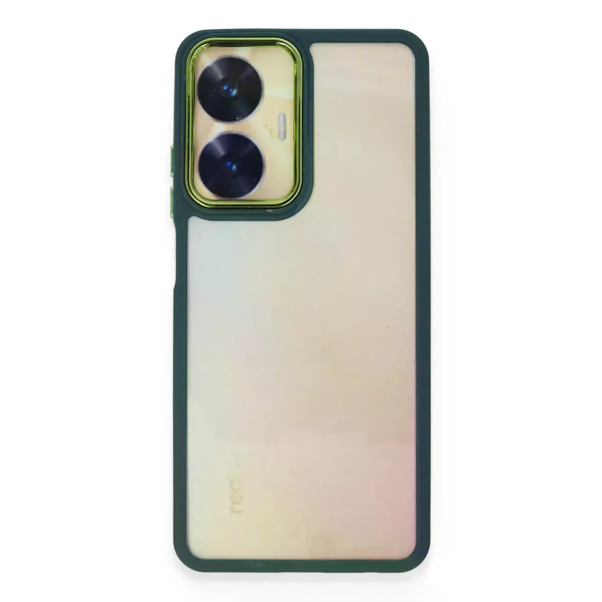 Realme C55 Kılıf Dora Kapak - Haki Yeşil