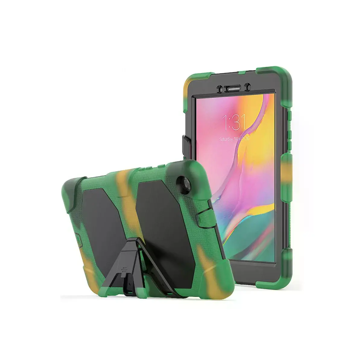Samsung Galaxy T290 Tab A 8 Kılıf Griffin Tablet Kapak - Kamuflaj