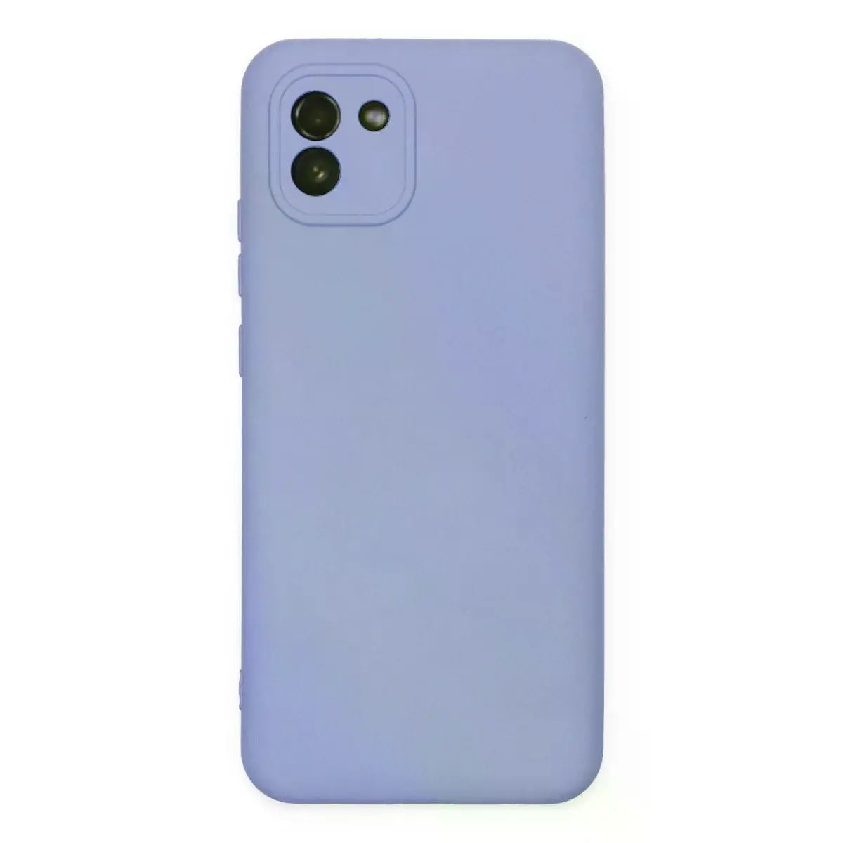 Samsung Galaxy A03 Kılıf Nano İçi Kadife Silikon - Lila