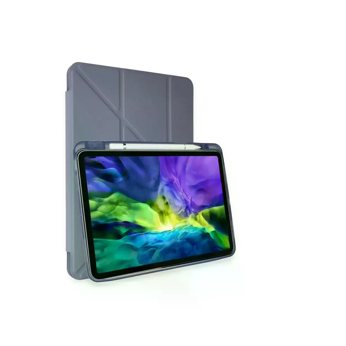İpad Air 4 10.9 Kılıf Kalemlikli Mars Tablet Kılıfı - Lavender