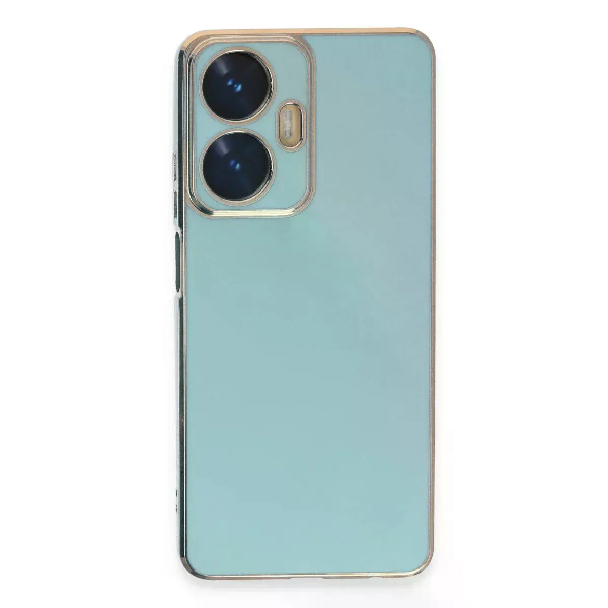 Realme C55 Kılıf Volet Silikon - Açık Yeşil