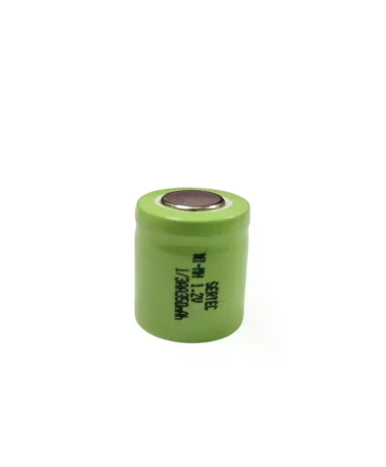 - 1.2v 350 Mah - 1/3aa - Ni-mh Şarjlı Pil - (başsız / Flat Head)
