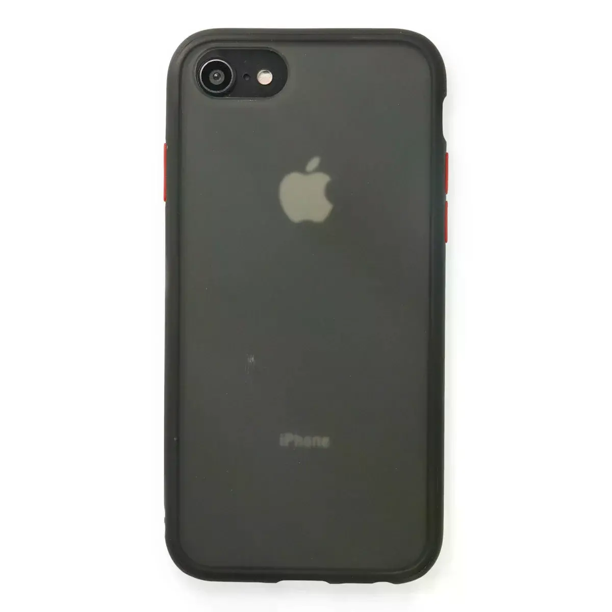 İphone 7 Kılıf Montreal Silikon Kapak - Siyah