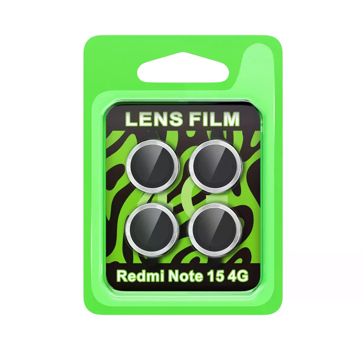 Xiaomi Redmi Note 15 4g Raze Metal Kamera Lens - Gümüş