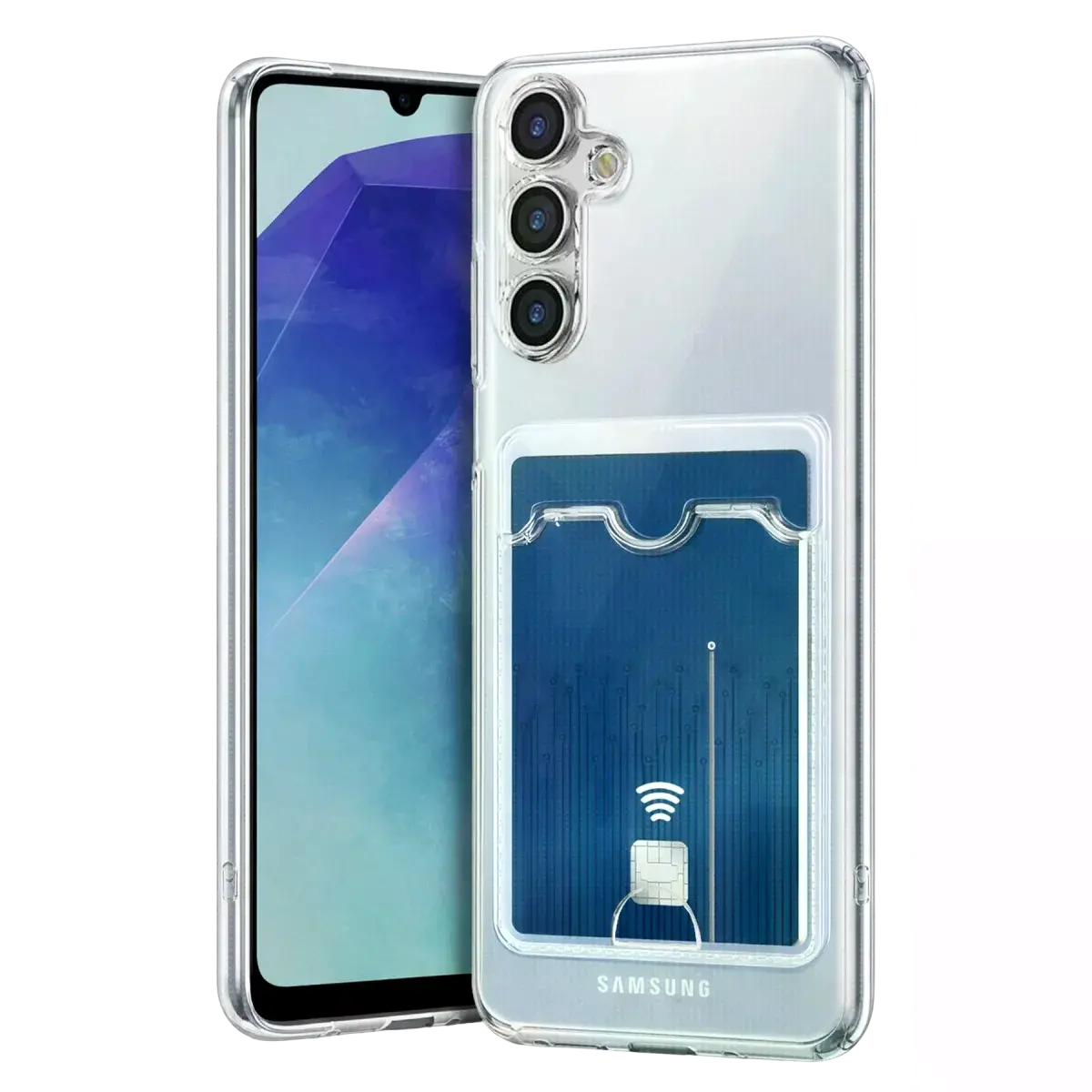 Samsung Galaxy A57 5g Kart Şeffaf Silikon - Şeffaf