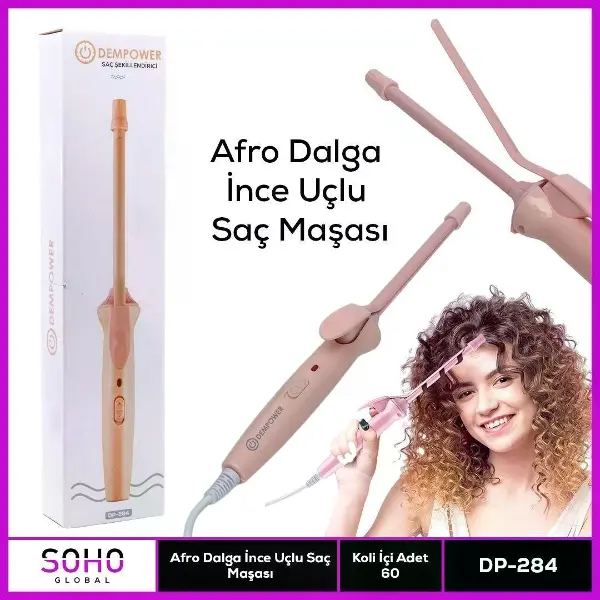 Afro Dalga İnce Uçlu Saç Maşası