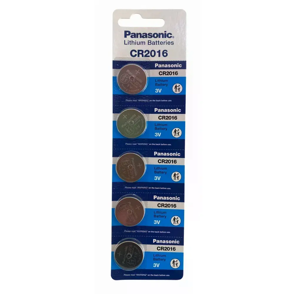Panasonic Cr2016 3v Lityum Düğme Pil 5’li Kartela 5 Adet