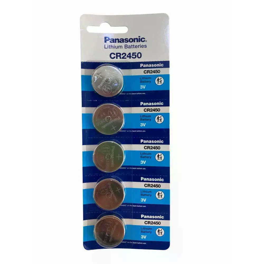 Panasonic Cr2450 Lityum 3v Düğme Pil 5’li Kartela 5 Adet