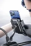 XY-089 Motosiklet &amp; Bisiklet Ayna Baglantılı Telefon Tutucu-2