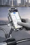 XY-089 Motosiklet &amp; Bisiklet Ayna Baglantılı Telefon Tutucu-3