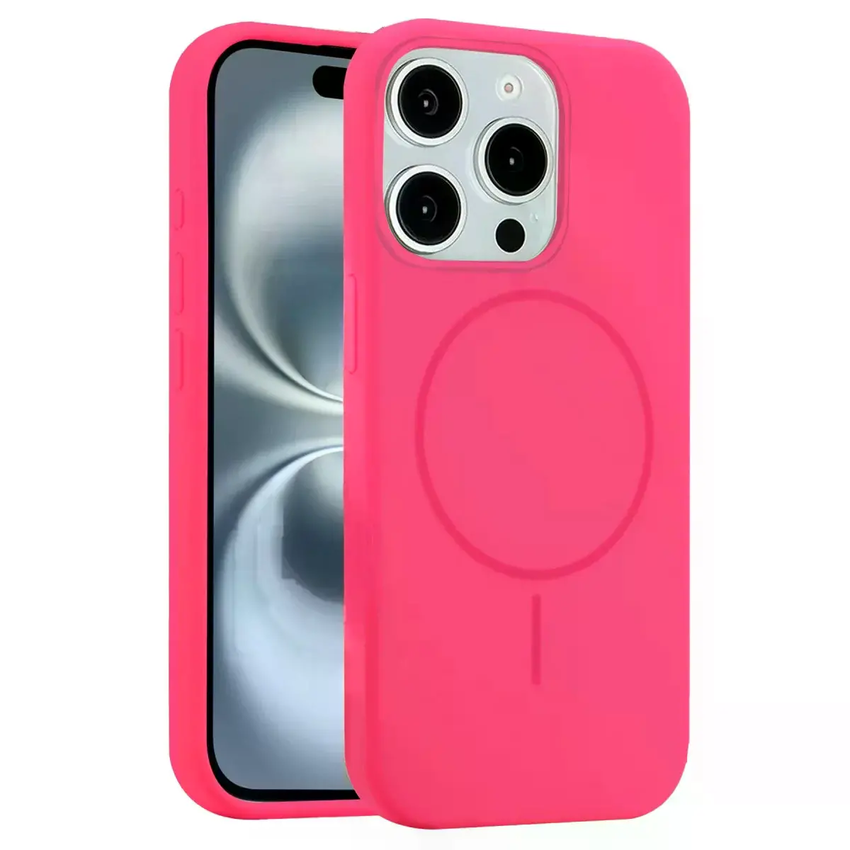 Joko  İphone 15 Pro Max Kılıf Jully Magsafe Kapak - Pembe