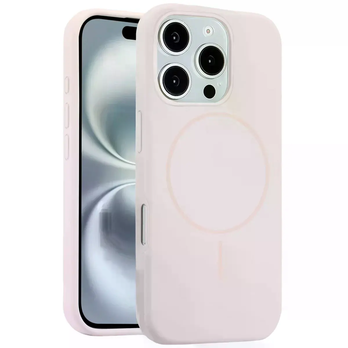 Joko  İphone 16 Pro Kılıf Jully Magsafe Kapak - Pudra