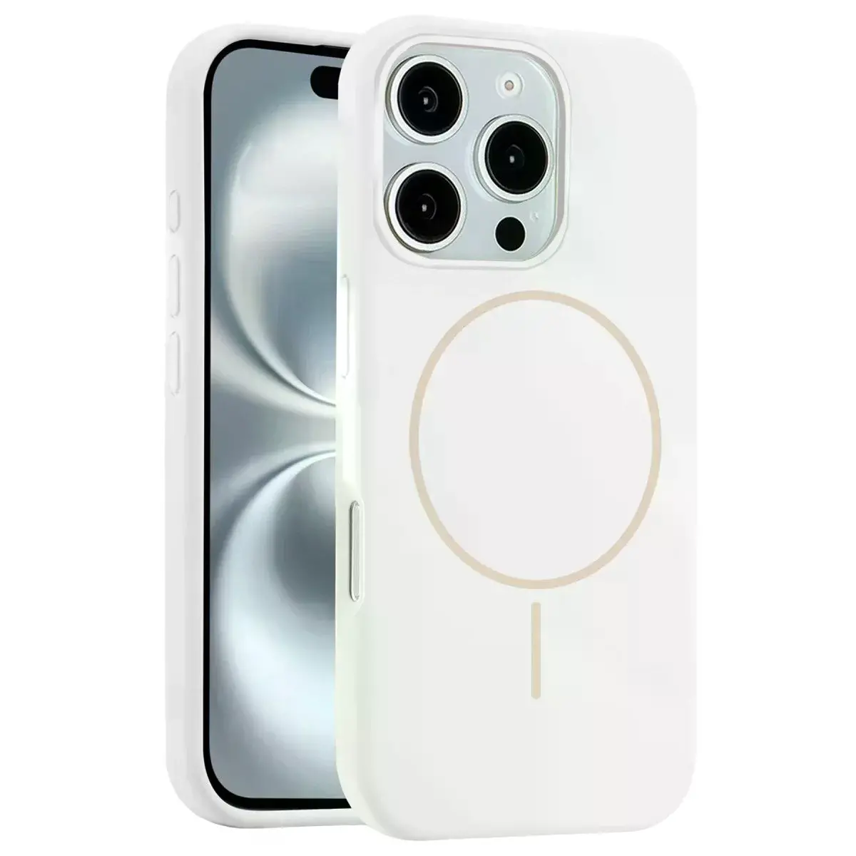 Joko  İphone 16 Pro Max Kılıf Jully Magsafe Kapak - Beyaz