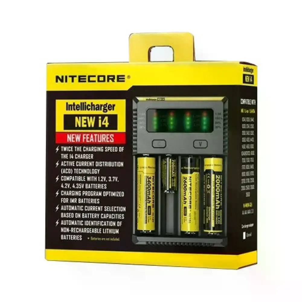 Nitecore New İ4 İntelli Charger Li-ion / Nı-cd / Nı-mh Pil Şarj Cihazı