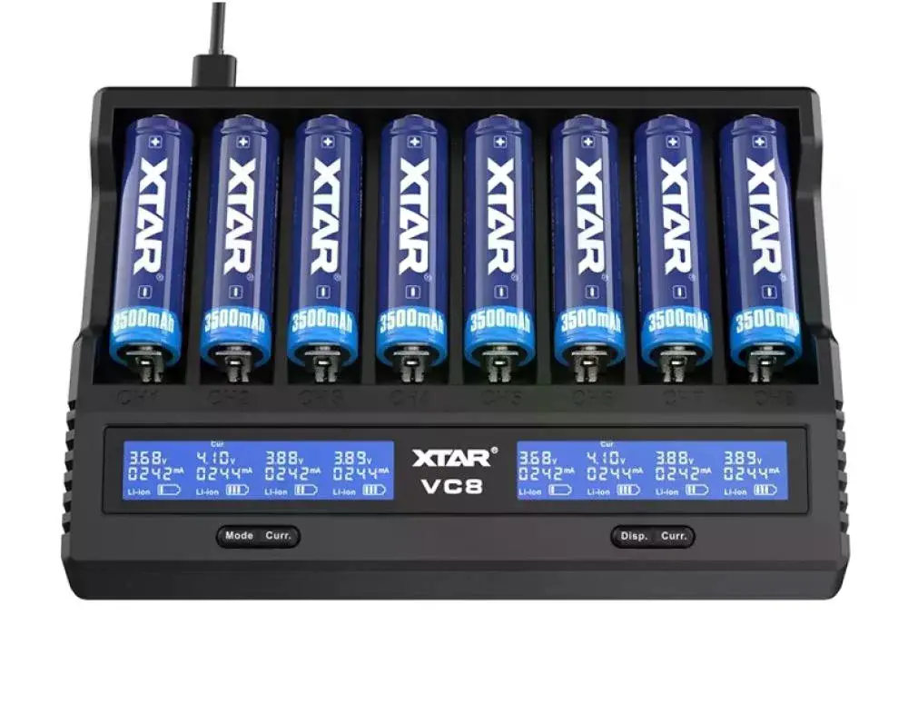 Xtar Vc8 Sekizli Li-ion / Nı-cd / Nı-mh Pil Şarj Cihazı