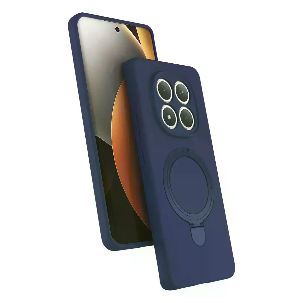 Xiaomi Redmi Note 15 Pro 5g Regal Magsafe Standlı Kapak - Lacivert