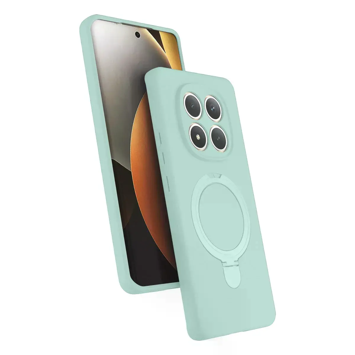 Xiaomi Redmi Note 15 Pro 5g Regal Magsafe Standlı Kapak - Su Yeşili