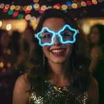 12 Adet Yıldız Glow Gözlük – Glow Partisi ve Etkinlik İçin-2
