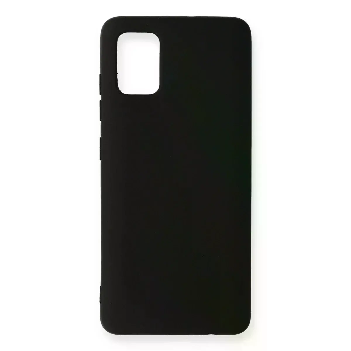 Samsung Galaxy A51 Kılıf Nano İçi Kadife Silikon - Siyah