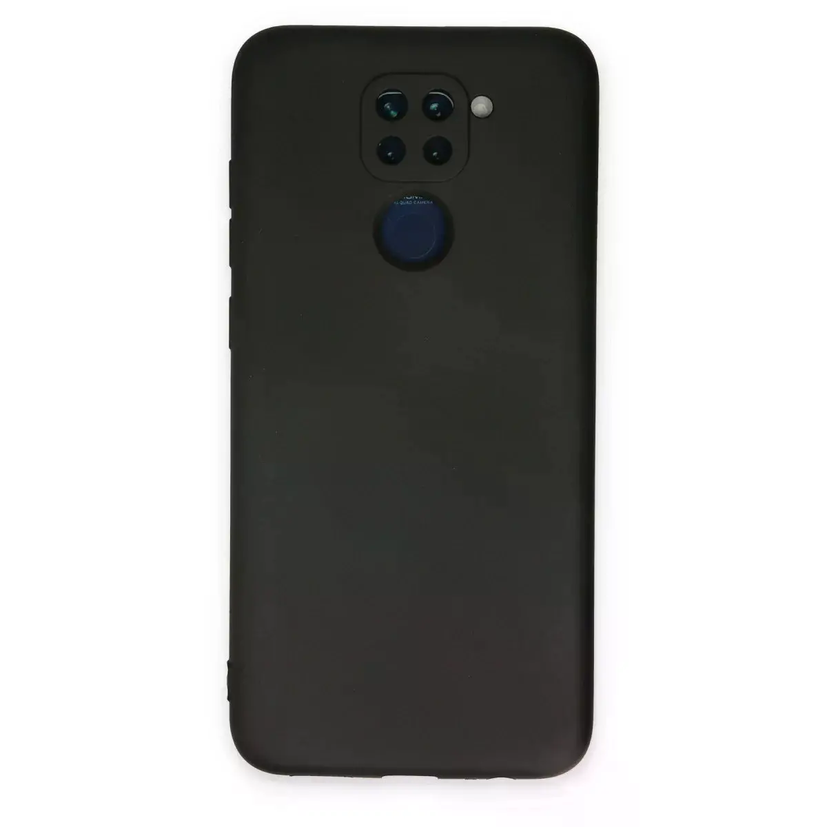 Xiaomi Redmi Note 9 Kılıf Nano İçi Kadife Silikon - Siyah