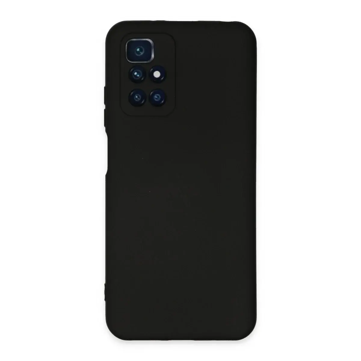 Xiaomi Redmi 10 2022 Kılıf Nano İçi Kadife Silikon - Siyah