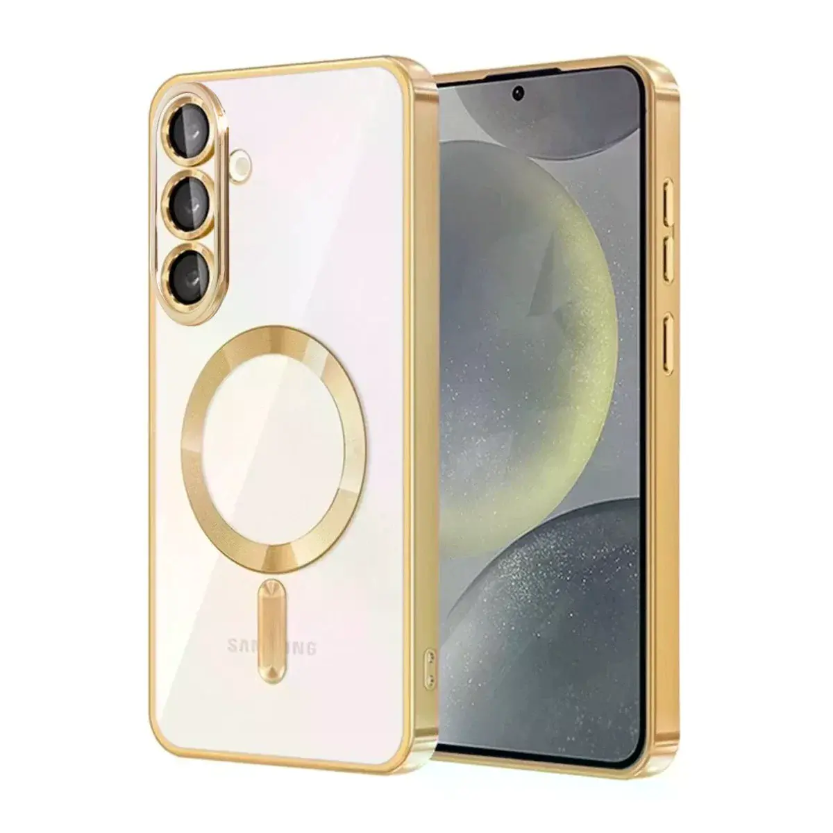 Samsung Galaxy A37 5g Kross Magneticsafe Kapak - Gold