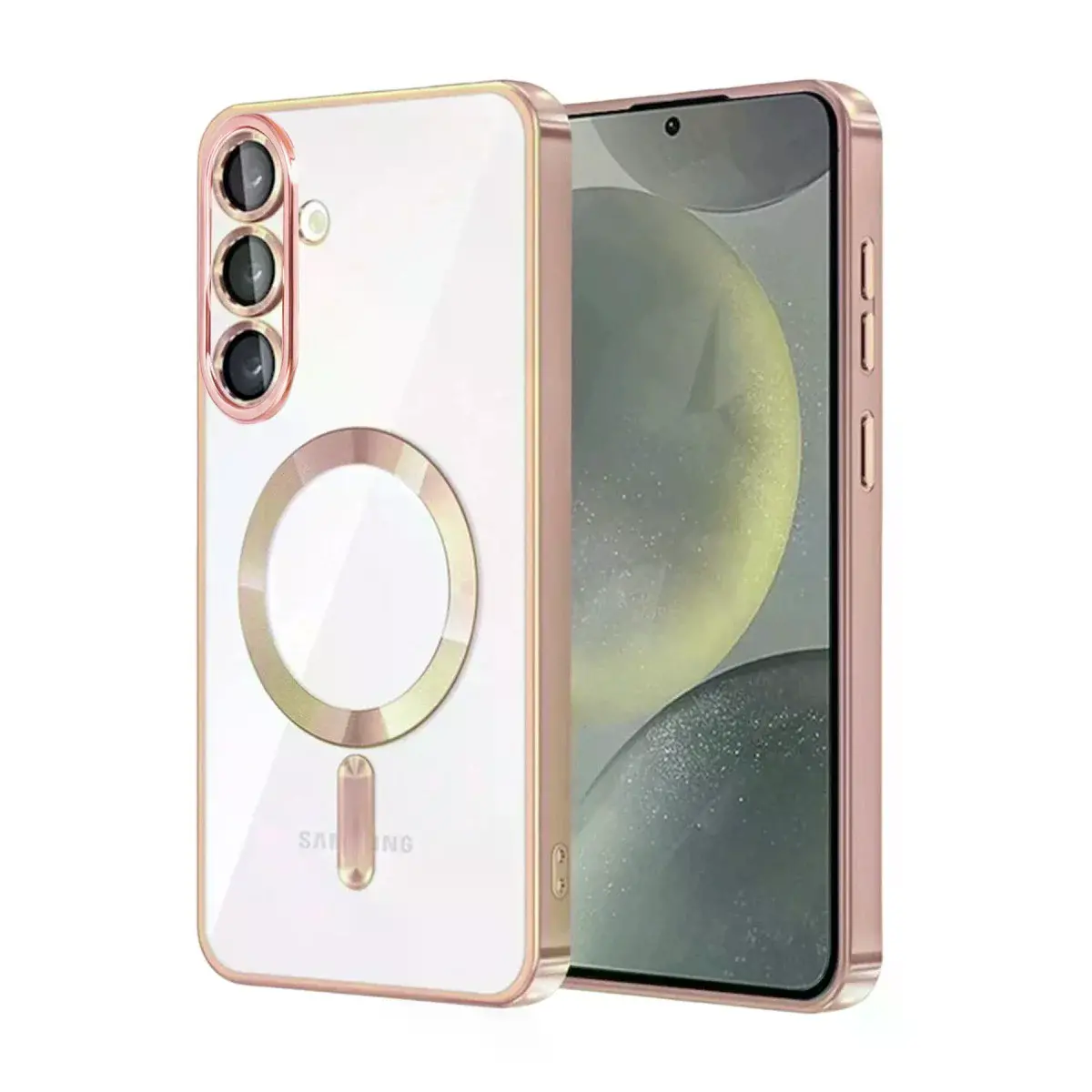 Samsung Galaxy A37 5g Kross Magneticsafe Kapak - Rose