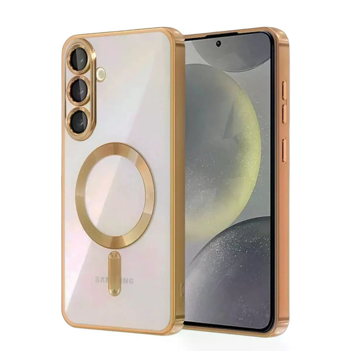 Samsung Galaxy A37 5g Kross Magneticsafe Kapak - Çöl Titanyum