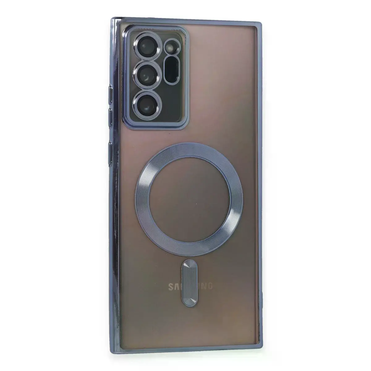 Samsung Galaxy Note 20 Ultra Kılıf Kross Magneticsafe Kapak - Sierra Blue