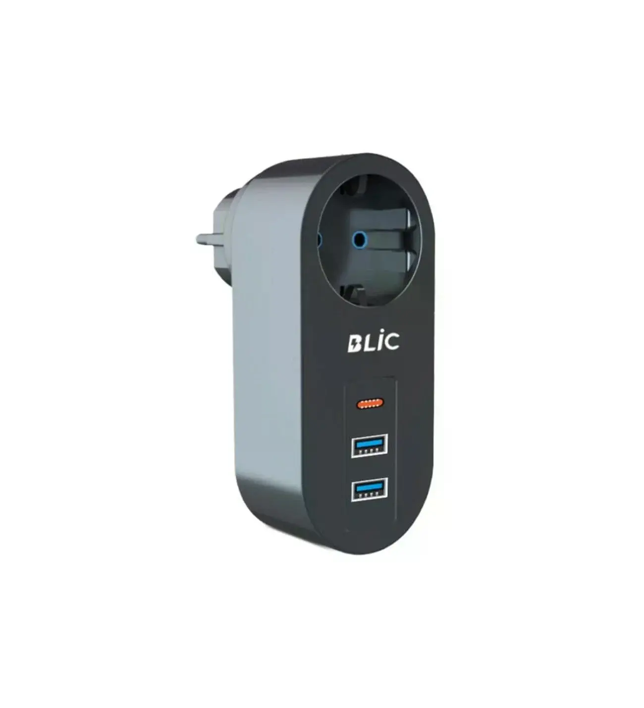 FTR-07 2xUSB 1xTypeC Termal Akım Korumalı Isıya Dayanıklı Tekli Priz